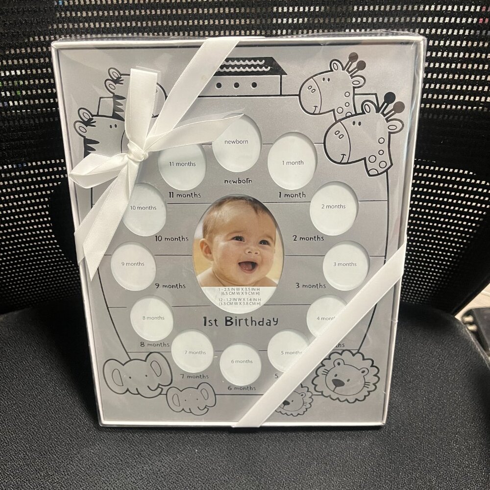 3/$15 Carter's Child Of Mine "First Year" Picture Frame (Holds 13 Photos) New
